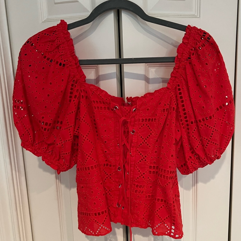 Parker Eyelet Top